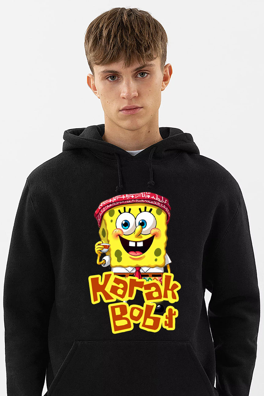 Karak bob Hoodie - Black