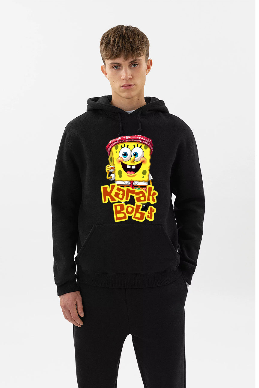 Karak bob Hoodie - Black