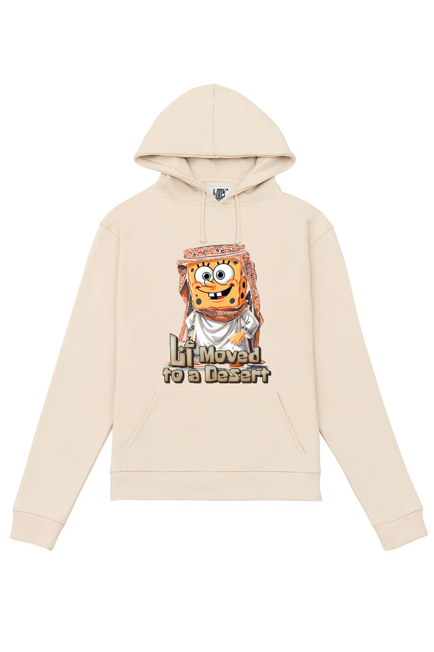 Khaleeji Sheikh Bob Desert Hoodie - Beige