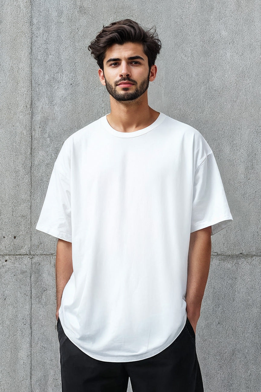 Sheikh Spider Oversized Tee - White