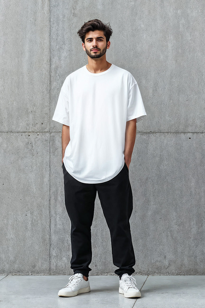 Sheikh Spider Oversized Tee - White