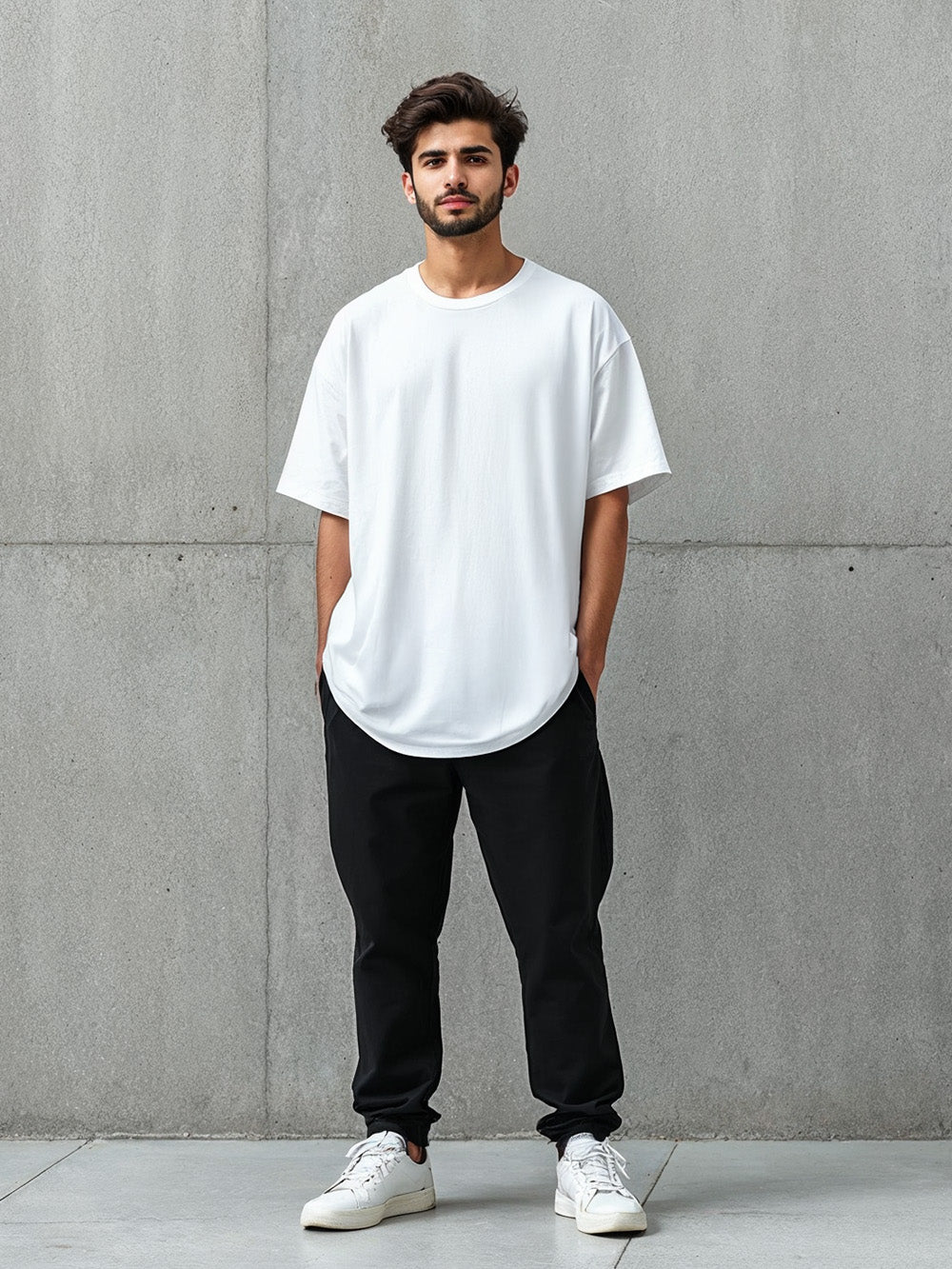 khaleeji Hulk White Oversized Tee