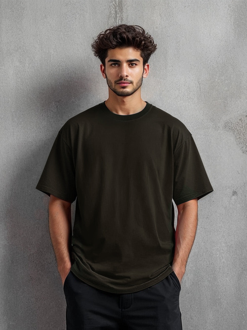 khaleeji Hulk Forest Green Oversized Tee