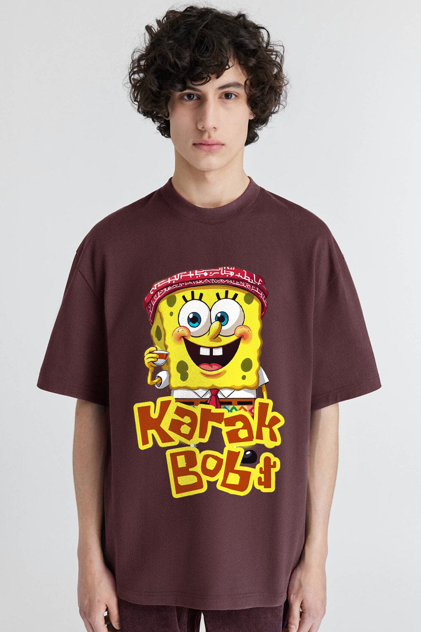 Karak Bob Oversized Tee - Taupe