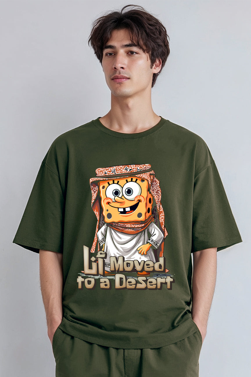 Khaleeji Sponge Bob Desert - Rifle Green