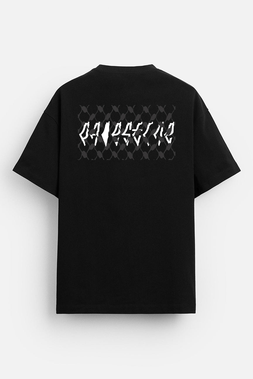 Oversized Palestine T-shirt - Black