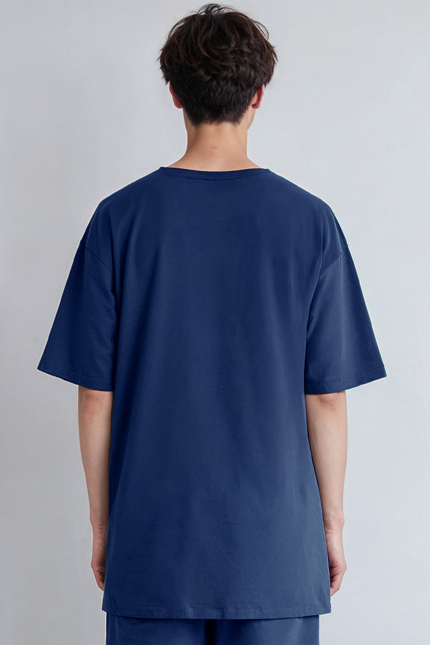 Karak Bob Oversized Tee - Navy